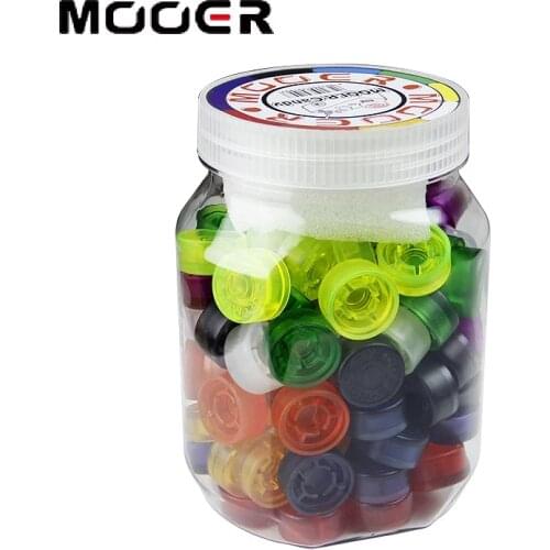 100 pieces mutil colors Mooer candy guitar footswitch toppers Guitar accessories Various styles