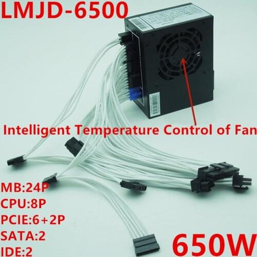 New Original PSU For Lingmaojingdian ITX SFX 650W Switching Power Supply LMJD-6500