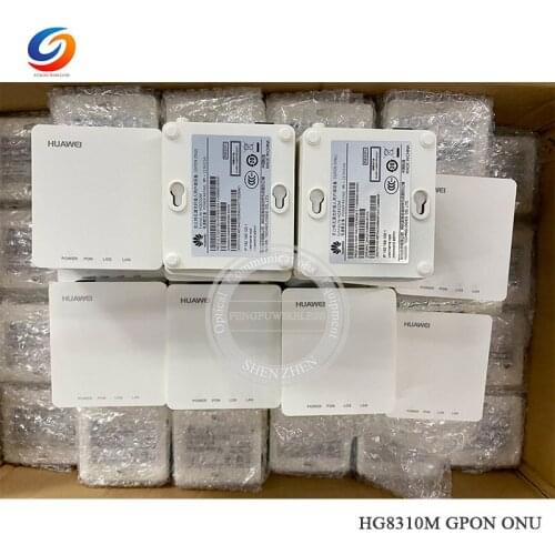 Wholesale price 100pcs Latest Version Hua Wei HG8310M ethernet port terminal FTTH ONU(English Version with US Adaptor)