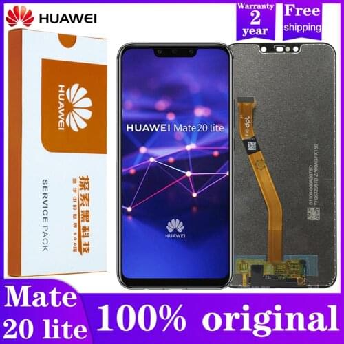 Original 6.3'' LCD with Frame For Huawei Mate 20 Lite SNE-LX1 SNE-LX3 LCD Display Touch Screen Digitizer Assembly Replacement