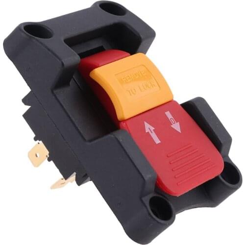 Safety Locking Switch Double Throw Function 127V 18/15A for Table Saw Machine