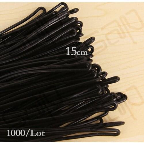 SAP durable 6 inch black gloss pvc loop for travel Tags LOT 1000