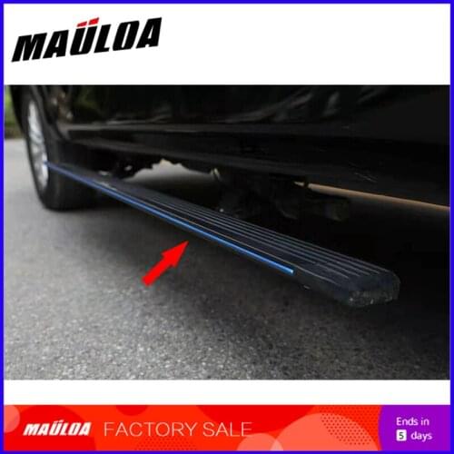 High quality aluminium alloy Automatic scaling Electric pedal side step running board with light for MDX 2014