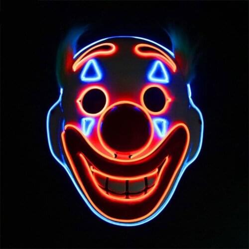 WAYLIKE Halloween Joker Mask Arthur Fleck Cosplay Movie Clown Costumes Props Halloween Easter Party Mask