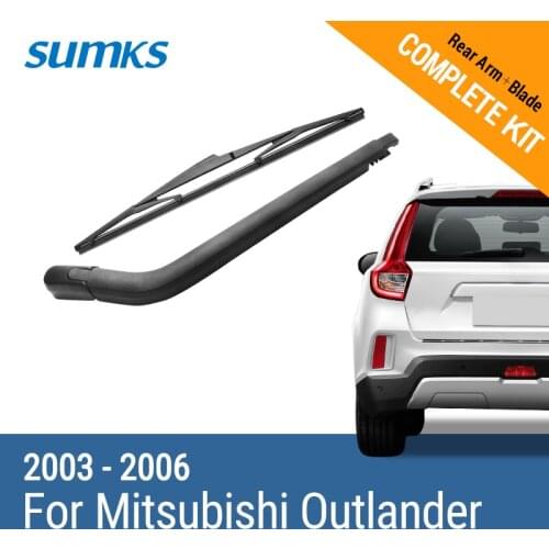 SUMKS Rear Wiper & Arm for Mitsubishi Outlander 2003 2004 2005 2006