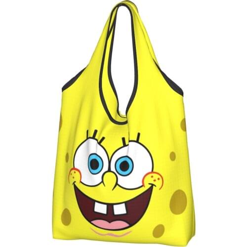 Sponge1 Canvas Bag Women Cheap Bag cartoons Ins Shipping Bag