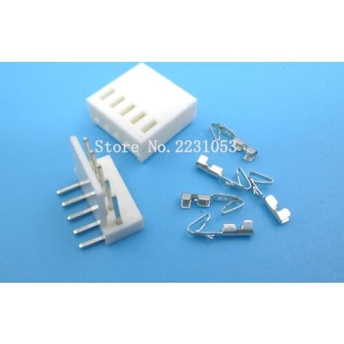 20 Sets KF2510 KF2510-5AW KF2510-5P Connector Right Angle Pin Header 2.54mm 5pin