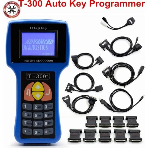 2021 New Arrival T300 Key Programmer T300+ Auto key programmer English/Spanish Version T300 chip key decoder Free Shipping