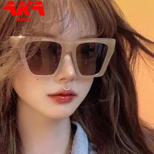 AKAgafas Cat Eye Sunglasses Women 2021 Oversized Eyewear for Women/Men Vintage Luxury Brand Glasses Women Gafas De Sol Mujer