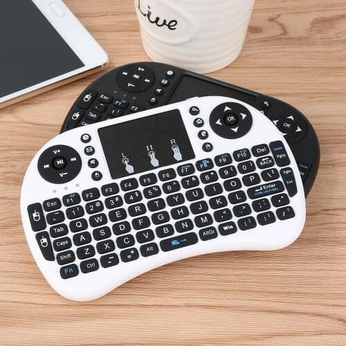 I8 Wireless Keyboard for Android TV Box Notebook 3 Color Back-light Air Mouse Remote Control - English, Russian, Mostly Language