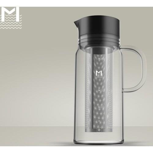 Coffee Pot Drip Filter Pots Cold Brew Iced Coffees Pots Cold Soak Ice Drip Pot Coffee Maker With Reusable Stainless Steel Filter