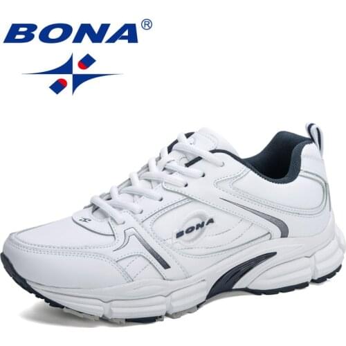 BONA 2021 New Designers Trendy Sneakers Comfortable Solf Shoes Men Leisure Shoes Man Zapatillas Hombre Casual Shoes Mansculino
