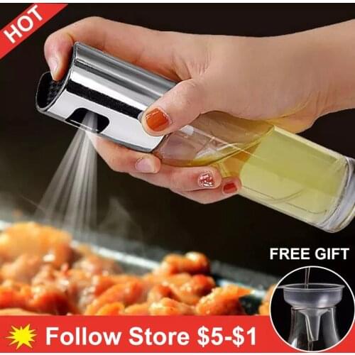 BBQ Baking Olive Oil Spray Bottle Oil Vinegar Spray Bottles Water Pump Gravy Boats Grill BBQ Sprayer BBQ Kitchen Tools Salad