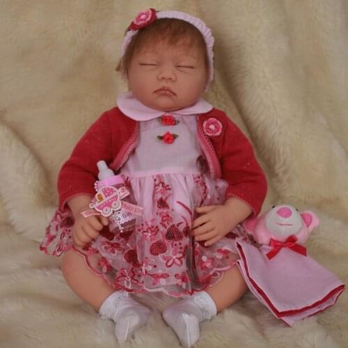 Baby Reborn Silicone And Realistic Rare Limited Edition Solid Silicone Reborn Baby Doll 50cm Favorit Handmade Birthday Xmas Gift