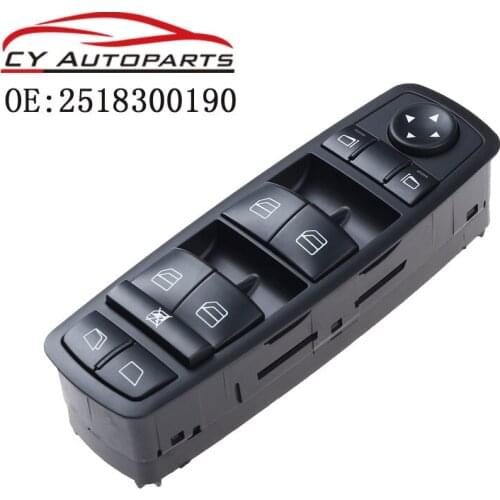 New Black Window Mirror Switch Control Unit For Mercedes W164 W251 GL320 R320 R500 R63 GL450 GL550 2518300190