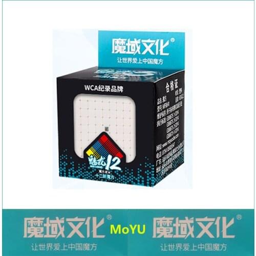 Moyu MeiLong neo 12x12x12 Magic Cube Professional Brain Puzzle Speed Cubo Magico Educational Game Childrens 12x12 Cube Toy Gift