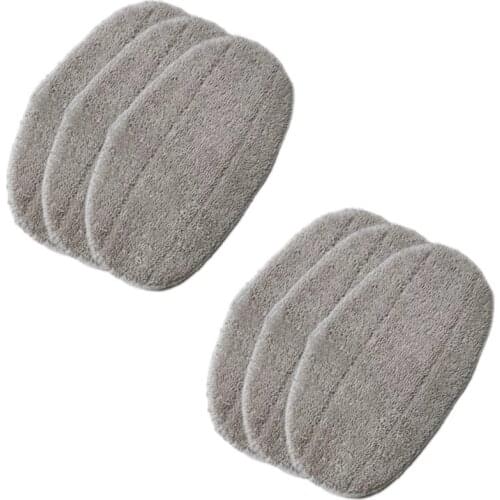 Steam Mop Cloth Microfiber Mop Head Accessories Mop Replacement Cloth for Leifheit Clean Tenso Steam Mop, 6PCS