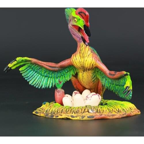 Creative real life Stealing Dragon model plastic dinosaur doll gift about 12x11x12cm xf2782