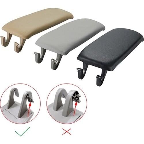 Fit For Audi A6 C5 1998-2005 1 Pcs Car Accessories Center Console Arm Rest Black / Gray / Beige Leather Armrest Latch Cover