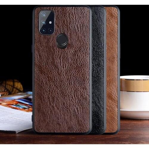 Luxurious leather case for Oneplus Nord N10 5G case with Business design ,with TPU+PC 2in1 material