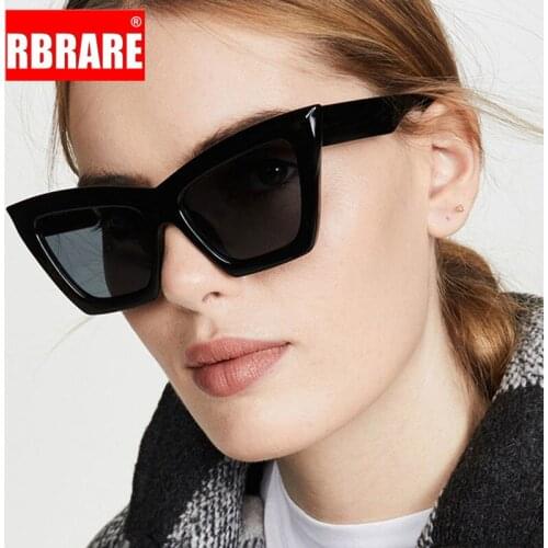 RBRARE Cat Eye Sunglasses Women Luxury Brand Designer Sunglasses for Women Retro Cateye Women Sun Glasses Classic Gafas De Mujer