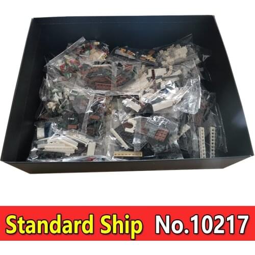 Compatible 10217 16012 Building Blocks Diagon Alley Big Movie 2075PCS Bricks Potters Toys Children Birthday Gifts