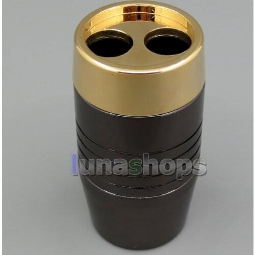 LN005437 HiFi Speaker Audio Cable Splitter Adapter Copper Plug For DIY Custom Cable