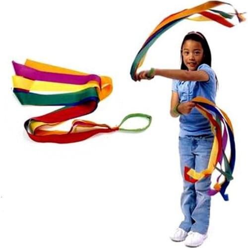 Gmarty High quality Ribbon Gymnastics Dance Dancer Toys Outdoor Games For Children Kids Sport Toys gift