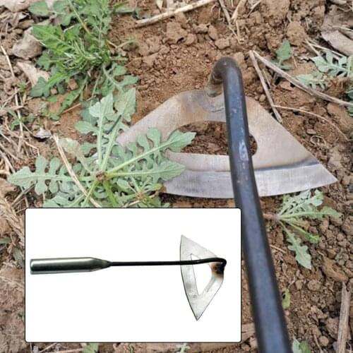 Hardened Hollow Hoe Handheld Weeding Rake Planting Farm Vegetable Garden Agriculture Tool Weeding Accessories
