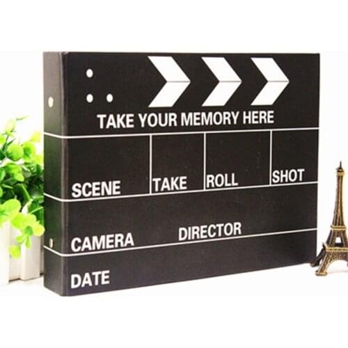 10 inch DIY Photo Album Black Movie Wedding Photos Children Family Lovers Baby Birthday Gift Sticky Type Memory Scrapbook Album