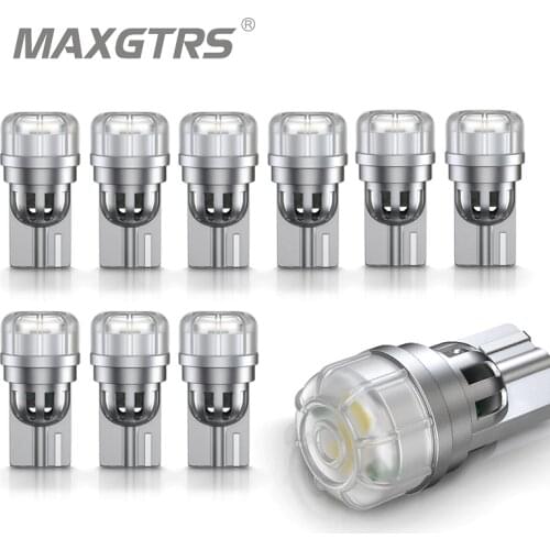 10x 800LM-1000LM T10 W5W 24Led 4014 SMD Chip Canbus Car License Plate Dome Map Turn Singal Light White/Blue/Ice Blue/Red