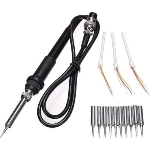 1321 Replacement Soldering Iron Handle Irons Heaters Heating Element 852D+ 22cm High-quality 120 ~ 480°C 50W Welding Equipment