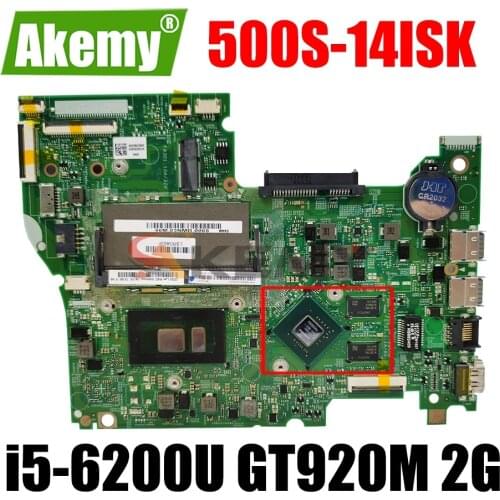14292-1 448.06701.0011 For Lenovo YOGA 300S-14ISK 500S-14ISK FLEX3-1580 notebook motherboard 100% test ok W/ i5-6200U GT920M 2G