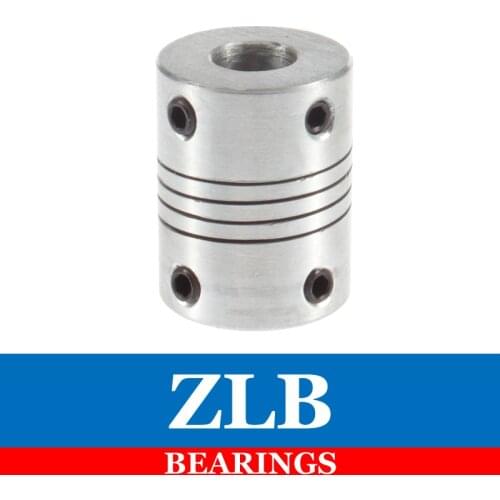 3pcs 5x6mm Aluminium coupler Stepper Motor Flexible Coupling 5mm to 6mm 5*6 mm Shaft Coupler Diameter 19mm Length 25mm