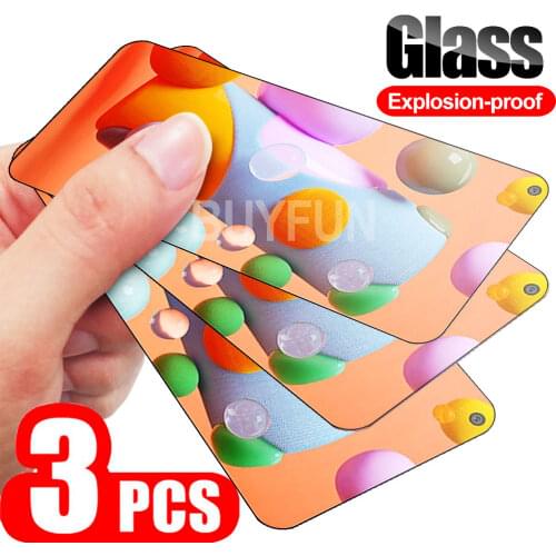 3 PCS Safety Glass For Samsung Galaxy A11 A12 Full Cover Film on samsun glaxy a 11 12 protective tempered glas hd clear