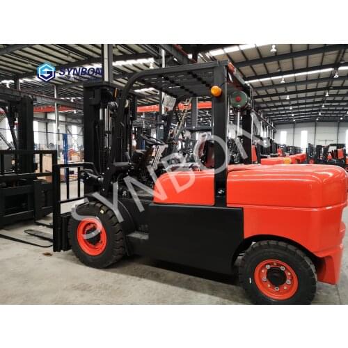 5ton Lifting transport machinery diesel hydraulic forklift truck CE certification storage equipment Lifting transport SYF50