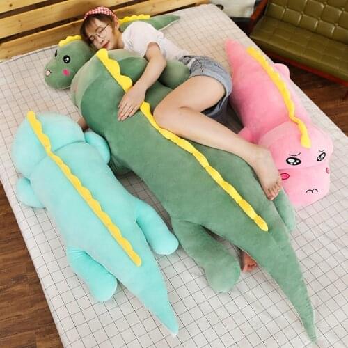 70-150CM Dinosaur Toys Plush Doll Soft Animal Big Long Lovely Dinosaurus Stuffed Boyfriend Pillow Kids Girl Birthday Party Gift
