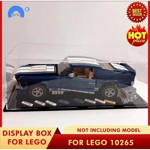 DIY Acrylic Display Case Box for LEGO Creator 10265 for Ford for Mustang Bricks Toy Acrylic Display Case ( Model Not Included )