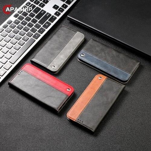 Double Color Retro Leather Flip Case For Samsung Galaxy J3 J5 2017 EU J330 J530 S10 5G J4 J6 Plus Cover Wallet Stand Book Cases