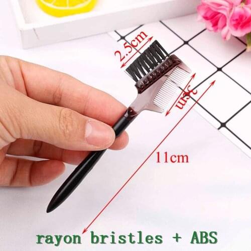Double-sided brush Eyelash Brush Makeup Set Cosmetic Makeup Tools 1pc 11*2.5*3cm