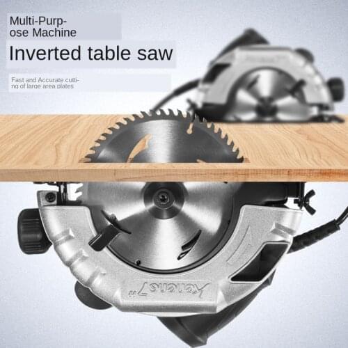 Electric Woodworking Circular Saw 1450-2200W 7-9 inch 60-85mm Multi-function Cutting Machine Household Small Flip Saw Circular