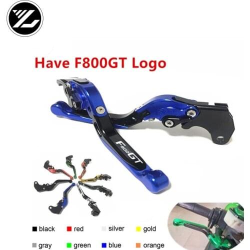 F800GT LOGO For BMW F800GT F800 GT 2013-2018 Motorcycle Adjustable Folding Extendable Brake Clutch Lever
