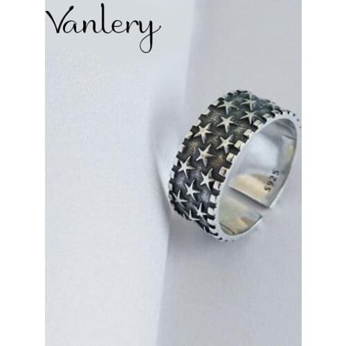 Creative Style Boho Star Rings For Women Men Adjustable Ring Fashion Charm Jewelry Wholesale 2021