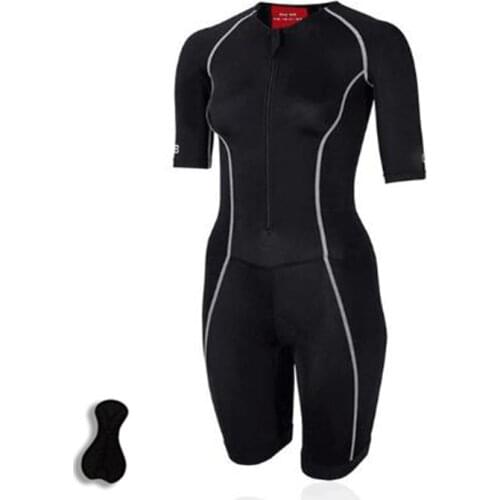 Triathlon Suit Clothes Cycling Jersey GO TO Cycling Piece Jumpsuit Tights Running Swimsuit Jersey Womens Triathlon Outdoor