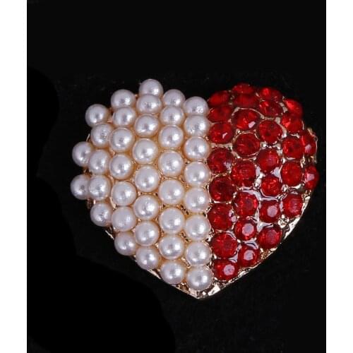 Pearl love jewelry accessories diy mobile phone case alloy jewelry decoration