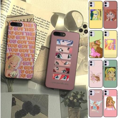 Lovely Winx Girl Clubs Phone Case Fundas Shell Cover For Samsung A51 A52 A71 A72 A80 A91 A20E A32 A31 A21 A11