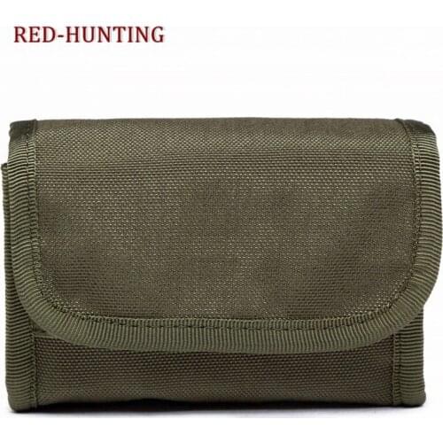 10 Holes Scattered Bags Mini Bullet Box Magazine Bag Multi-functional Tactical Nylon Waist Bag Bullet Bag