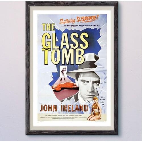 N441 THE GLASS TOMB Vintage Classic Movie Wall Silk Cloth HD Poster Art Home Decoration Gift