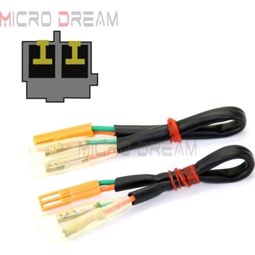 Motorcycle Turn Signal Wire Lead Harness Connector Blinkers Wiring Adapter Plug For Honda CBR CB 400 500 600 650 1000 RR/X/F VTX