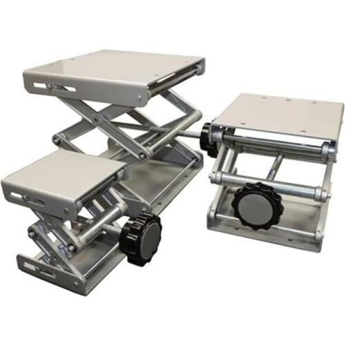 200x200x280mm Raising Platform Stainless Steel Lift Support Adjustable Laboratory Jiffy Jack